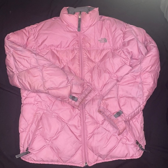 Baby pink ski jacket (The North Face) - Picture 1 of 4